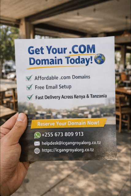  Biashara yako inahitaji domain